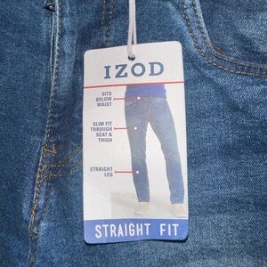 IZOD  Blue Straight Fit Jeans